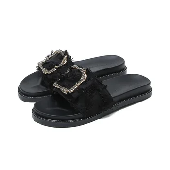 Vara 2020 papuci Boem stil versatil sandale de plaja pentru femei de moda papuci