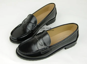 Pantofi uniforme Uwabaki Japoneză JK Rotund Toe Femei Fete Elevilor HARUȚA Lolita Negru Maro Cosplay Pantofi K03