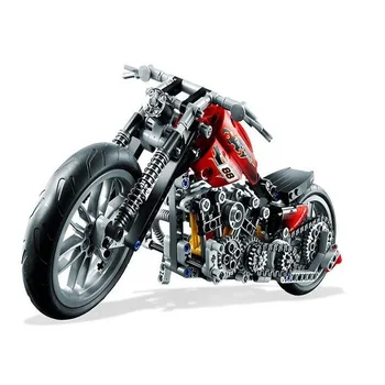 Technic Motocicleta de Bloc Seta Viteza de Curse de Motociclete Model de Clădire din Cărămidă Jucărie Compatibil cu 3354