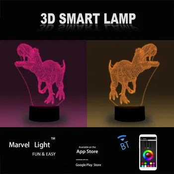3D Ananas LED Lumina de Noapte plina de culoare Iluzie de Masă Lampă de Birou Somn Copil Lampara Decor Acasă Copilul Ziua de nastere Lampa de Control App