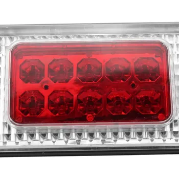 2 buc 12V 19 LED-uri Auto Camion Condus Trailer stopuri Auto Spate Inversă Coada Opri Transforma Lumina Lămpii Indicatoare rezistent la apa