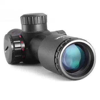 NOI 4.5X20 Compact de Vânătoare Pușcă domeniul de Aplicare Iluminare Rosie Mil-Dot cu Flip-deschidere Obiectiv Capace și Inele de Vedere Optic