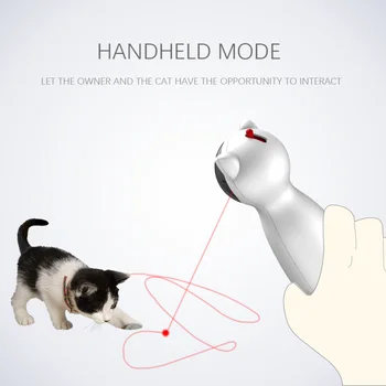 Automat Pisica Jucarii Interactive Smart Teasing animale de Companie LED Laser Amuzant Modul Handheld animale de Companie Electronice pentru Toate Pisicile