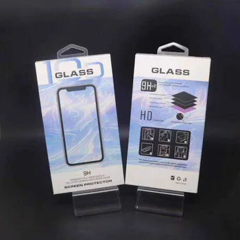 50pcs Universal Ambalaje de Hârtie Kraft Cutie de vânzare cu Amănuntul Pentru iphone 11 pro max XR xsmax Sticlă Călită