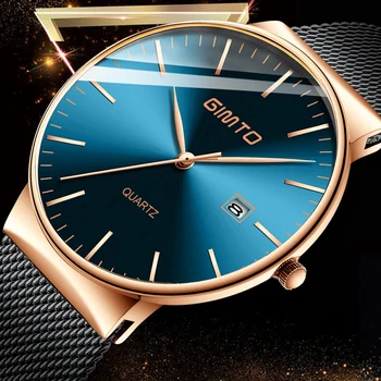 Reloj hombre Mens Ceasuri de Top de Brand de Lux Ceas de Aur pentru Bărbați Sport Impermeabil Cuarț Ceas Ultra Subțire Ceas relogio masculino