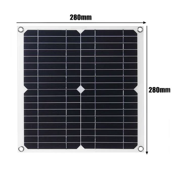 60W în aer liber Panoul Solar DIY Celule Solare Module de Ieșire USB Poli Panou Solar Mono Siliciu Cristalin pentru Masina Yacht Baterie Barca
