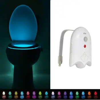 Led Toaletă Lămpi de Toaletă Lumina de Culoare de 16 Toaletă Rocket Noapte de Lumină de economisire a Energiei Usb Baterie Lavoar Lumina de Noapte