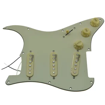 KAISH Încărcate Electric Chitara Pickguard Precablat Pickguard cu Doze Wilkinson pentru Fender Strat Fabricat In SUA sau Mexic
