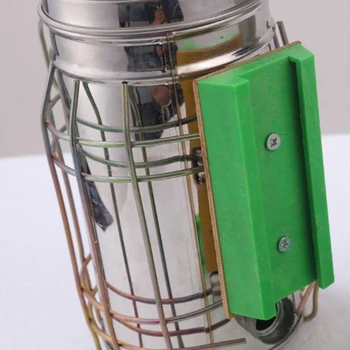 Electric de Albine Fum Transmițător Kit Inox Electric Apicultura Instrument pentru afumarea Albinelor Apicultura Container Apicol