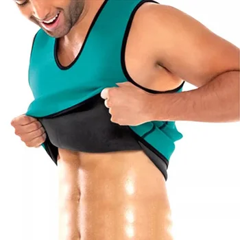 Mens Neopren De Slabit Vesta Hot Gym Power Belt Corpul Shapewear De Funcționare Rezervor De Top Pentru Bărbați Abdomen Formator Tricou Fitness Haine Sport