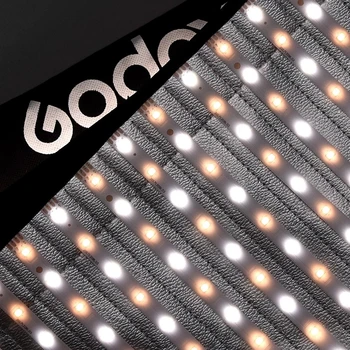 Godox 60*60cm FL150S Flexibile LED 150W Lumina Video 3300-5600K Bi-color Pliabil Pânză cu Controler de la Distanță de Control în formă de X