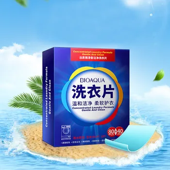 120pcs Noua Formula de Detergent de Rufe Foaie Nano Concentrat detergent Pentru Mașina de Spălat Rufe Aspirator de Produs de Curățare