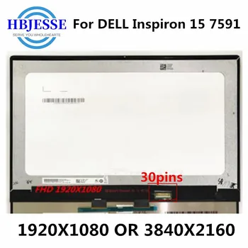 Original 15.6 INCH Pentru laptop Dell Inspiron 15 7591 SAU pentru Dell xps 15 7591 FHD IPS UHD tv LCD Touch Screen, Digitizer Inlocuire de Asamblare