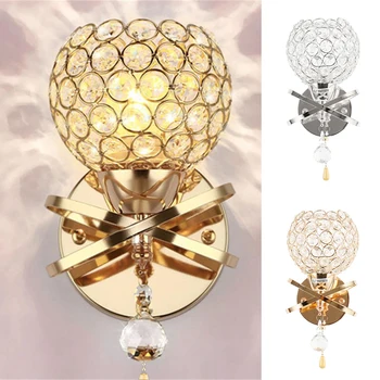 Cristal Lampă de Perete Simplu și Creativ Dormitor Noptieră Lampa de Perete Acasă de Iluminat Living Lampă de Cristal