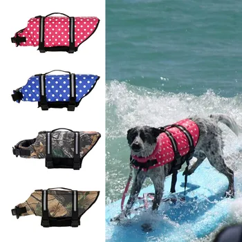 Animale de companie de Vara costume de Baie cu D Inel pentru Lesa Caini Reflectorizante Viață de Câine Jacheta Sailing Înot Float Vesta de Companie Vestă de Siguranță Pentru Catelus