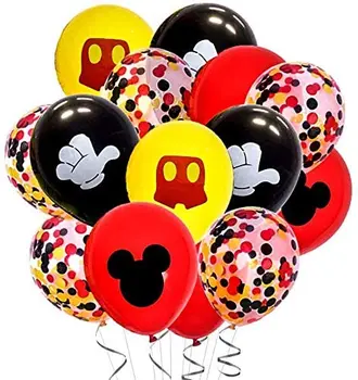 Mickey Mouse Petrecerea DIY petrecerea de ziua nasterii fille decoratiuni pentru petrecerea de botez mickey balon latex banner decor