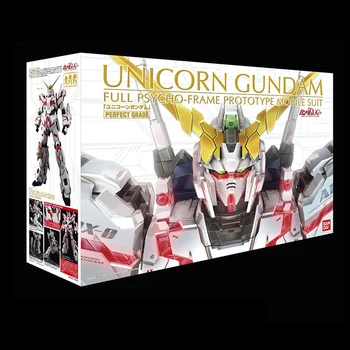 Bandai Anime Gundam Cifrele de Acțiune de Asamblare Model PG 1/60 RX-0 Gundam Unicorn Rosu Gundam Unicorn cu baza Ornamente Decor