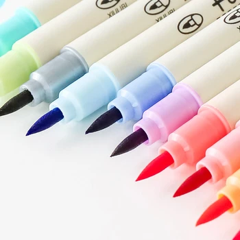 10buc Perie Moale Culoare carioci Set pentru Desen Scris de Mână Litere Caligrafie Vopsea de Papetărie Școală Acasă DIY Arta F805