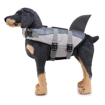 Câine de costume de Baie Rechinul Câine de Companie Veste de salvare Vara animale de Companie Haine Oxford Respirabil Float Câine vestă de salvare pentru Mici Mijlocul Câini de talie Mare