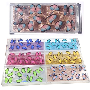 NOI 10/20/50pcs prețul cu ridicata geană de ambalare cutie genelor cutii de ambalaj 3D nurca genele fluture de imprimare Acrilic caz gol