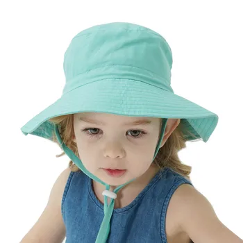 2020 Soare Copil Capac pentru Copii Anti-UV Înot Pălării Băieți Fete Vara Respirabil Plaja Pălărie de Vară Pălărie Pescar Desene animate pentru Copii Pălărie Găleată