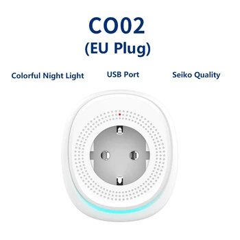 WiFi UE Smart Plug cu Port USB si LED RGB lumina de Noapte Wireless Remote Control APP Monitor Timer Soclu pentru Alexa de Start Google