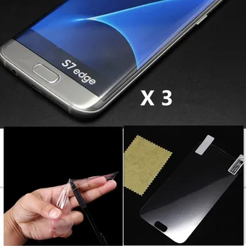 Noi 3Pcs/ Acoperire Completă Explozie Dovada de Ecran Protector Pentru Samsung Galaxy S7 Edge TPU Film Peliculă de Protecție