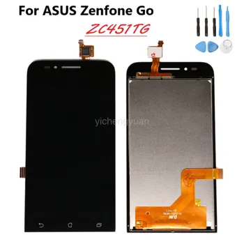 Original pentru Asus Zenfone Go Zc451tg LCD Display cu Touch Screen Cadru pentru Asus Zenfone Go 4.5 Zc451tg Display Cu Rama