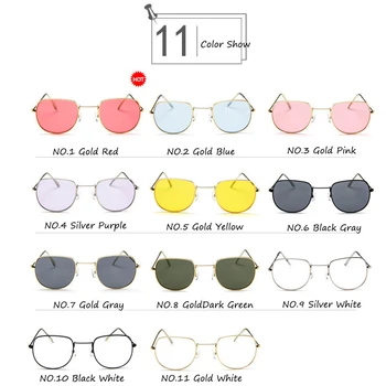 Yoovos 2021 Moda de Metal Oglindă ochelari de Soare Femei Ocean Lentile de Ochelari Oameni Mici UV400 Rama de Cumpărături Oculos De Sol Feminino