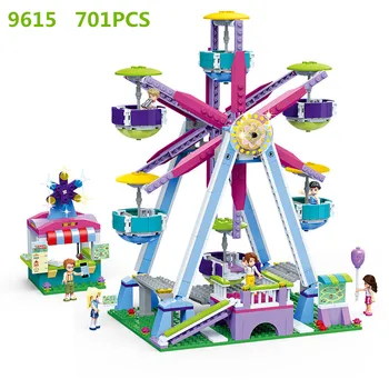 Fata de Parcul de Distracții serie de asamblare model de bloc de jucărie