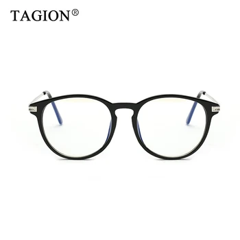 TAGION Transparent Ochelari Femei Vintage Calculator Ochelari de protecție Anti Blue Ray Obiectiv Clar Moda Oculos 8616
