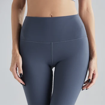 Moonglade Sport Jambiere Fără Sudură Pantaloni De Yoga De Fitness Rulează Haine Sport Femei Talie Mare Elasticitate Abdomen Slim Culoare Solidă