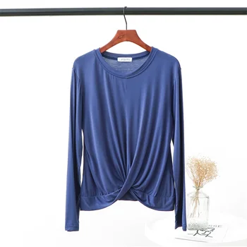 Moale modale moda femei bluza casual pierde maneca lunga mozaic coreean primavara toamna bluza plus dimensiune W789