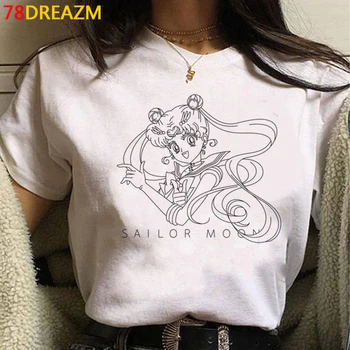 Sailor Moon t-shirt tricou femme japonez harajuku kawaii ulzzang harajuku grafic tricouri femei tricou vintage