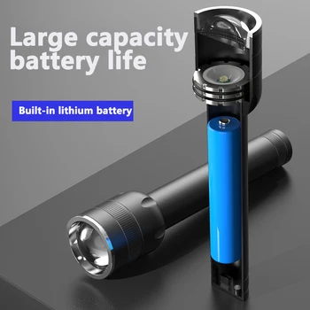 În 2020, NOUL MINI USB Reîncărcabilă Lanterna LED-uri Cu Built-in 600mAh baterie cu litiu Impermeabil camping lumina Lanterna cu Zoom