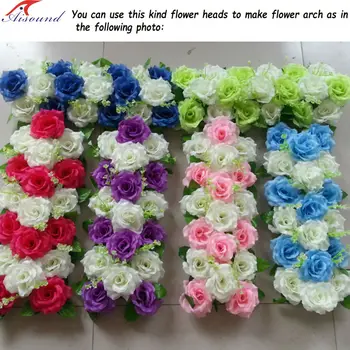 50pcs/lot 10 cm Mătase Artificială Flori de Trandafir Capete DIY Nunta de Flori Perete Arc &Pilon Meserii Scrapbooking Accesorii flores