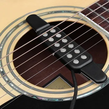 TSAI Sunet de Preluare 12 Gaura Clip Pe Fir Microfon Amplificator Difuzor Pentru Chitară electro-Acustică Traductor pentru Guitarra player