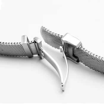 20mm 22mm din oțel inoxidabil curea argintiu înlocuire curea de metal pentru IWC PORTUGIESER serie de accesorii ceas