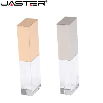 JASTER USB 2.0 acrilice crystal clear 3D unitate flash Logo-ul companiei cadou