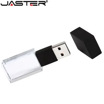 JASTER USB 2.0 acrilice crystal clear 3D unitate flash Logo-ul companiei cadou