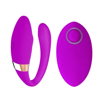 Vibratoare jucarii sexuale din silicon Wireless Formă de U Degetul Masaj Bagheta Cuplu Distractiv produs nou flirt confort și siguranță H3