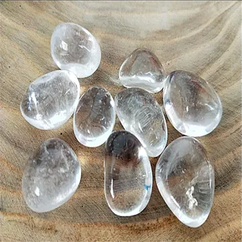 Alb cristal de rocă primară piatra terapie de vindecare gem clar 2---3cm