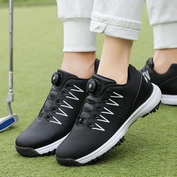 Mens Ghimpat Pantofi de Golf pentru Femei Profesionist de Golf, Pantofi cu tocuri Cupluri de Golf de Formare Pantofi de Sport Atletism Turneu de Golf