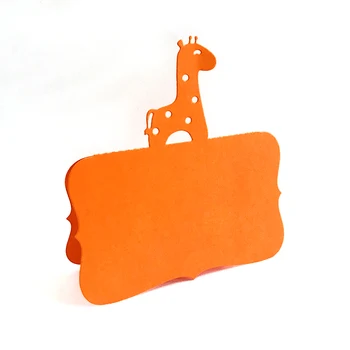 SC Metal de Tăiere mor Girafa Loc de Card de Tăiat Mor Scrapbooking Hârtie Craft Handmade Card de Pumn Arta Cutter