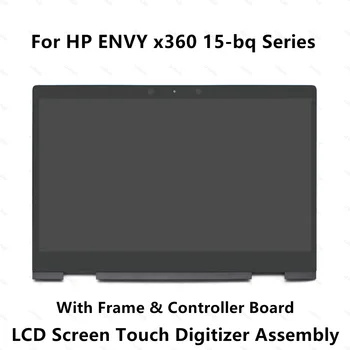 Display LCD Touch Screen Digitizer Sticla de Asamblare+Cadru Pentru HP ENVY x360 15-bq108ca 15-bq008ca 15-bq051nr 15-bq075nr 15-bq175nr
