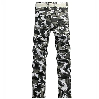 New Sosire Înaltă Calitate Barbati Camuflaj Casual Pantaloni Cargo Militar de Camuflaj Multi-Buzunare Pantaloni Pentru Bărbați Pantaloni Hombre