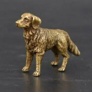Colectia Archaize Alamă Prosper Avere Câine Mic Statuie