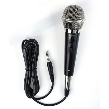 Condensator Cardioid Microfon Vocal cu Swicth, 3 Metri de Sârmă, 6.5 mm Plug Cântând Microfon pentru Karaoke, Amplificator de Voce