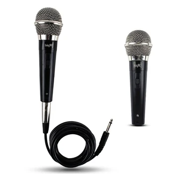 Condensator Cardioid Microfon Vocal cu Swicth, 3 Metri de Sârmă, 6.5 mm Plug Cântând Microfon pentru Karaoke, Amplificator de Voce