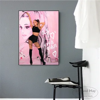 Sexy Ariana Grande Dragostea Adevărată Postere Si Printuri De Arta De Perete Panza Pictura Pentru Camera De Zi De Decorare Decor Acasă Neînrămate Quadro